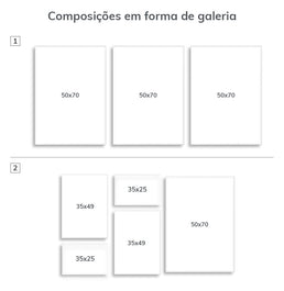 Quadro Infantil Balões Verde - Vertical