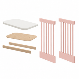 Kit de Transformação para Mini Berço Ritmo - Rosê