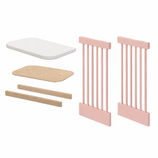 Kit de Transformação para Mini Berço Ritmo - Rosê