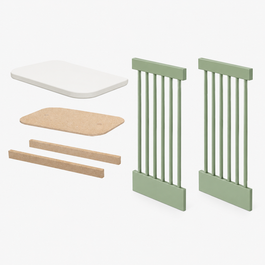Kit de Transformação para Mini Berço Ritmo - Verde Jardim