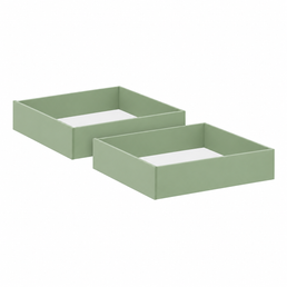 Conjunto 2 Gavetas Slim - Verde Jardim
