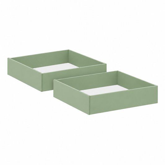 Conjunto 2 Gavetas Slim - Verde Jardim