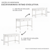 ESCRIVANINHA RITMO EVOLUTIVA (2 ALTURAS) - BRANCO