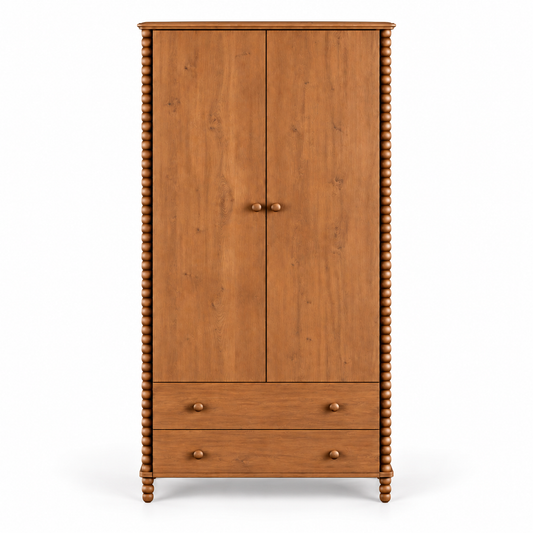 GUARDA-ROUPA RITMO 2 GAVETAS - 105CM - FREIJÓ