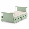 CAMA SOLTEIRO RITMO CABECEIRA ALTA - VERDE JARDIM