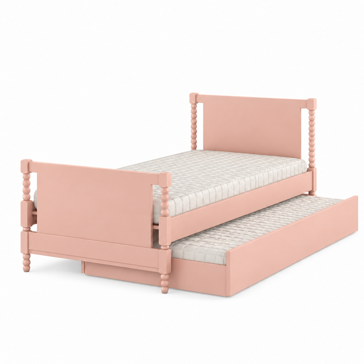 CAMA SOLTEIRO RITMO CABECEIRA ALTA - ROSÊ