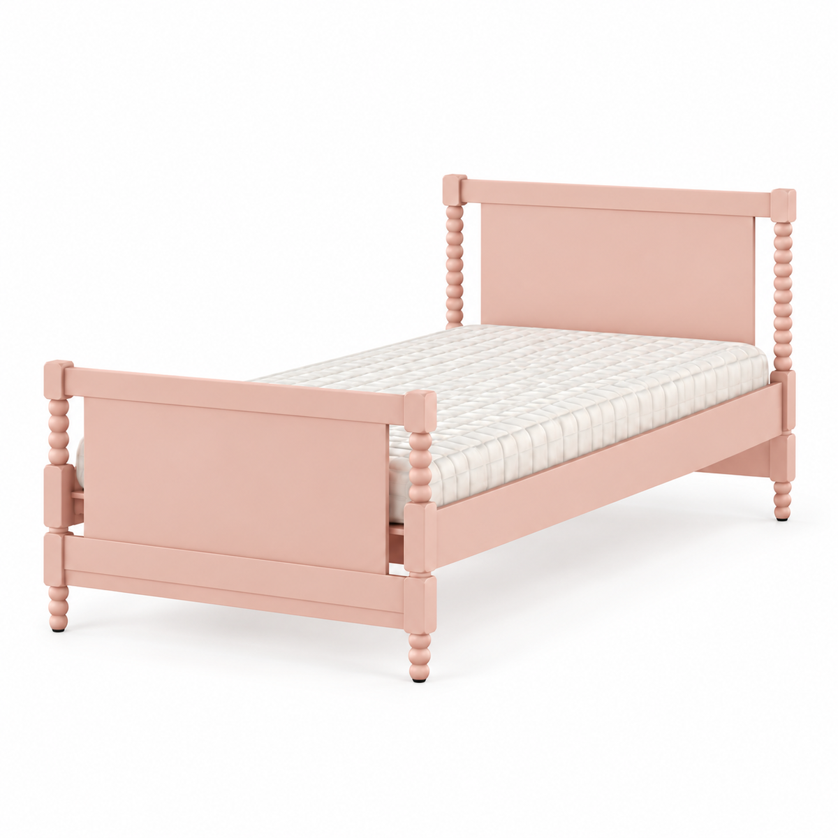 CAMA SOLTEIRO RITMO CABECEIRA ALTA - ROSÊ