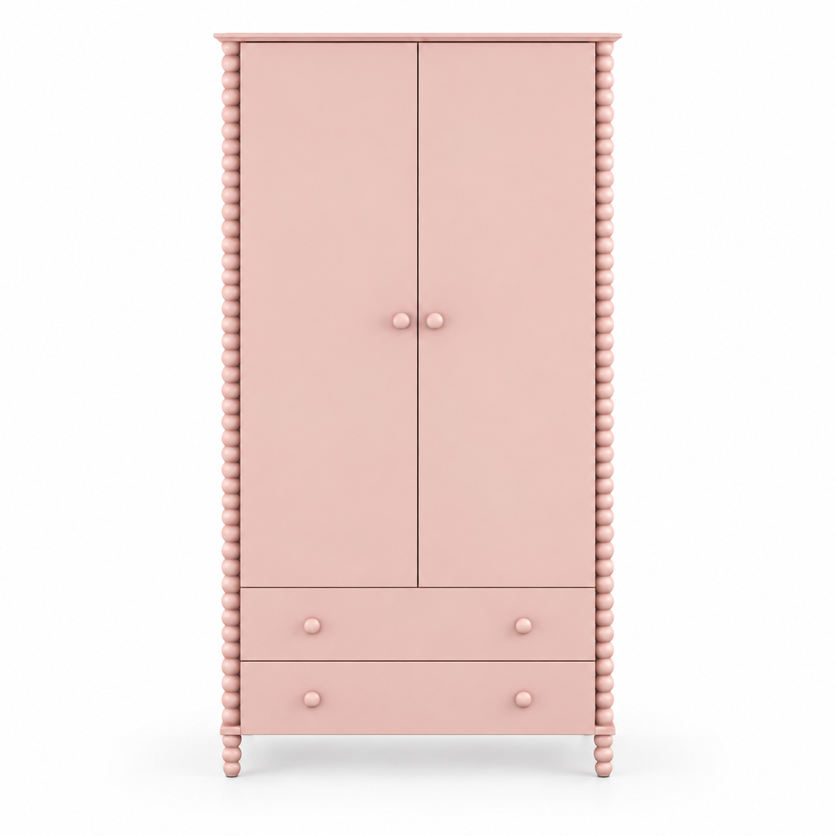 GUARDA-ROUPA RITMO 2 GAVETAS - 105CM - ROSÊ
