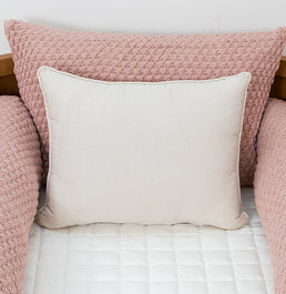 Almofada Xadrez 40x30cm - Bege