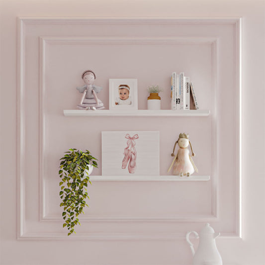 Prateleira Infantil 100cm - Branco Fosco 