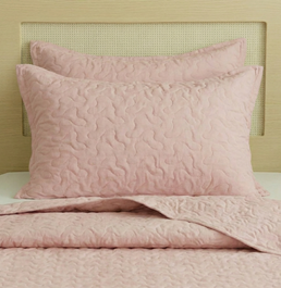 Kit Colcha Infinity 2 Peças - Rosa Chá