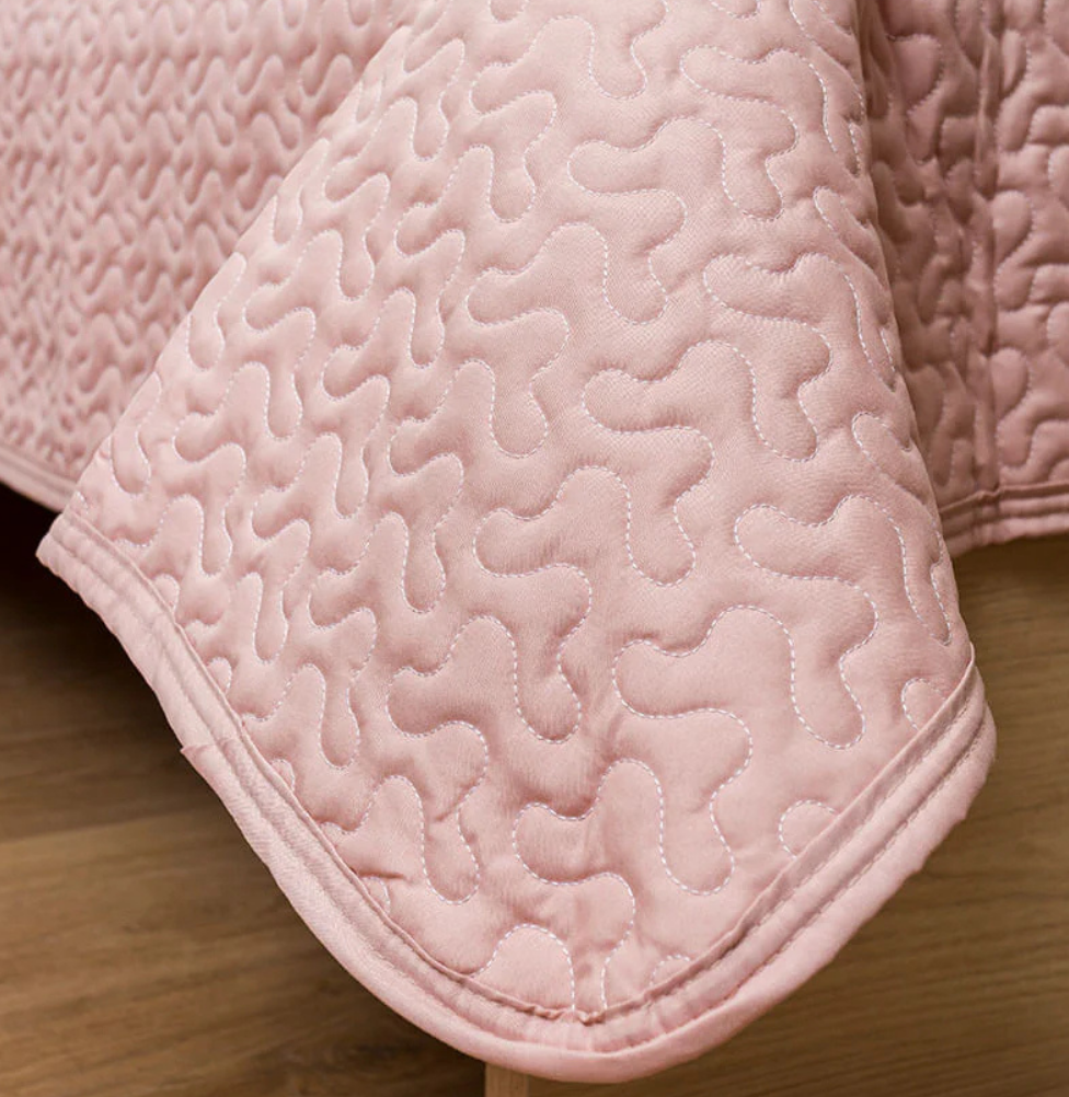Colcha Para Berço Infinity - Rosa Chá