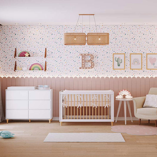 Quarto de Bebê Terraço Natural e Divertido