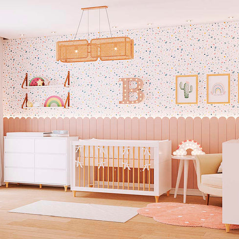 Quarto de Bebê Terraço Natural e Divertido