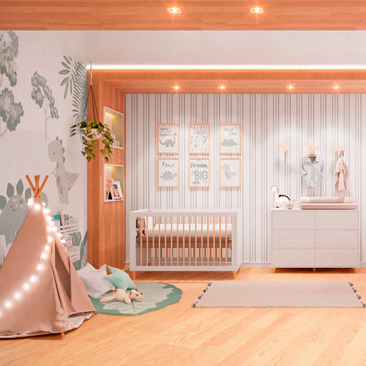 Quarto de Bebê Mundo dos Dinossauros