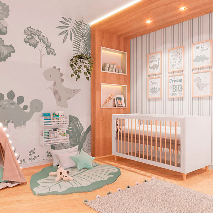 Quarto de Bebê Mundo dos Dinossauros