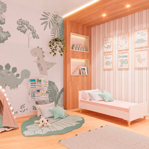 Quarto de Bebê Mundo dos Dinossauros