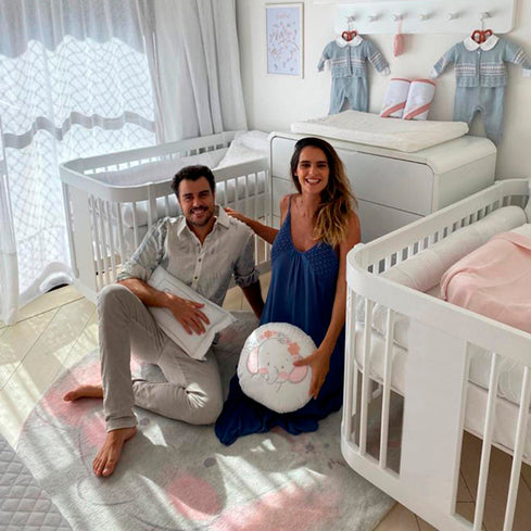 Quarto de Bebê Sophia e Pietra @JOAQUIMLOPESOFICIAL @MARCELLAFOGACA