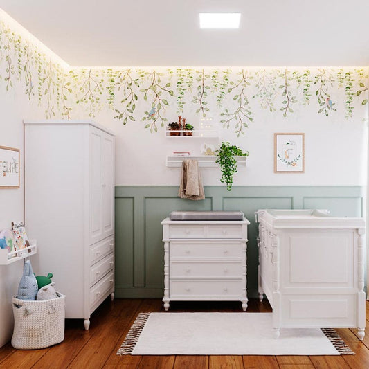 Quarto de Bebê Jardim Suspenso