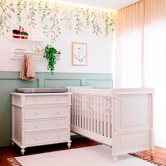 Quarto de Bebê Jardim Suspenso