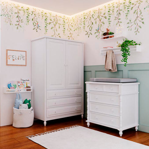 Quarto de Bebê Jardim Suspenso