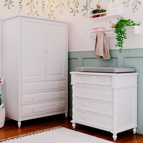 Quarto de Bebê Jardim Suspenso