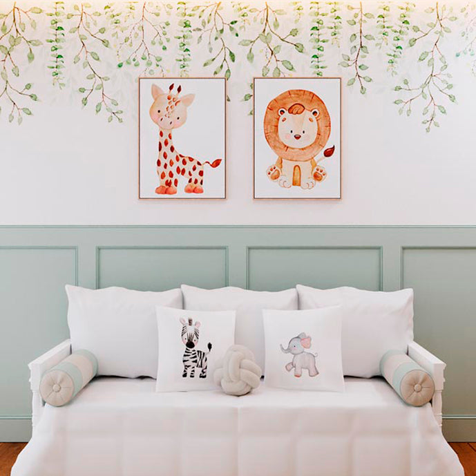 Quarto de Bebê Jardim Suspenso