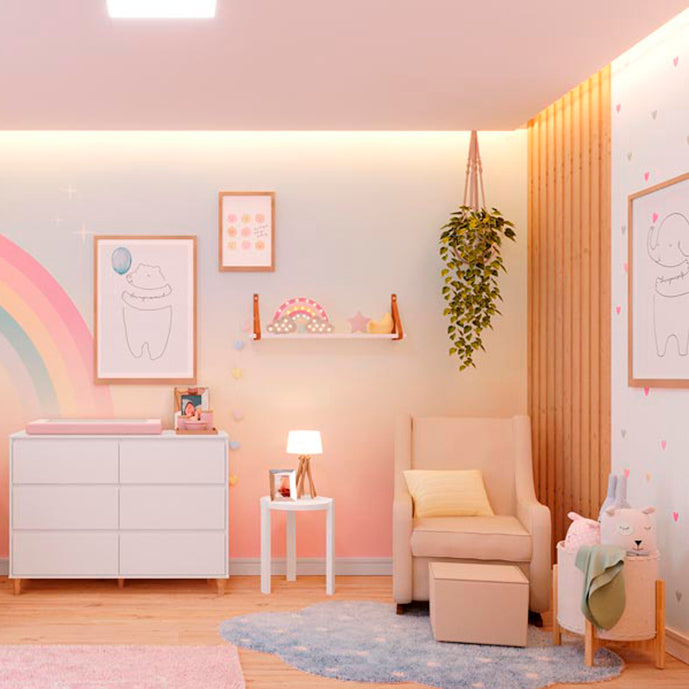 Quarto de Bebê Arco Íris
