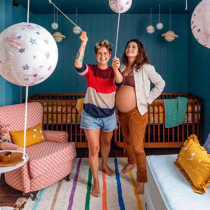 Quarto da Kim e Tiê @nandacosta @lanlanhoficial