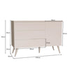 Cômoda de Bebê Viena com Porta Greige