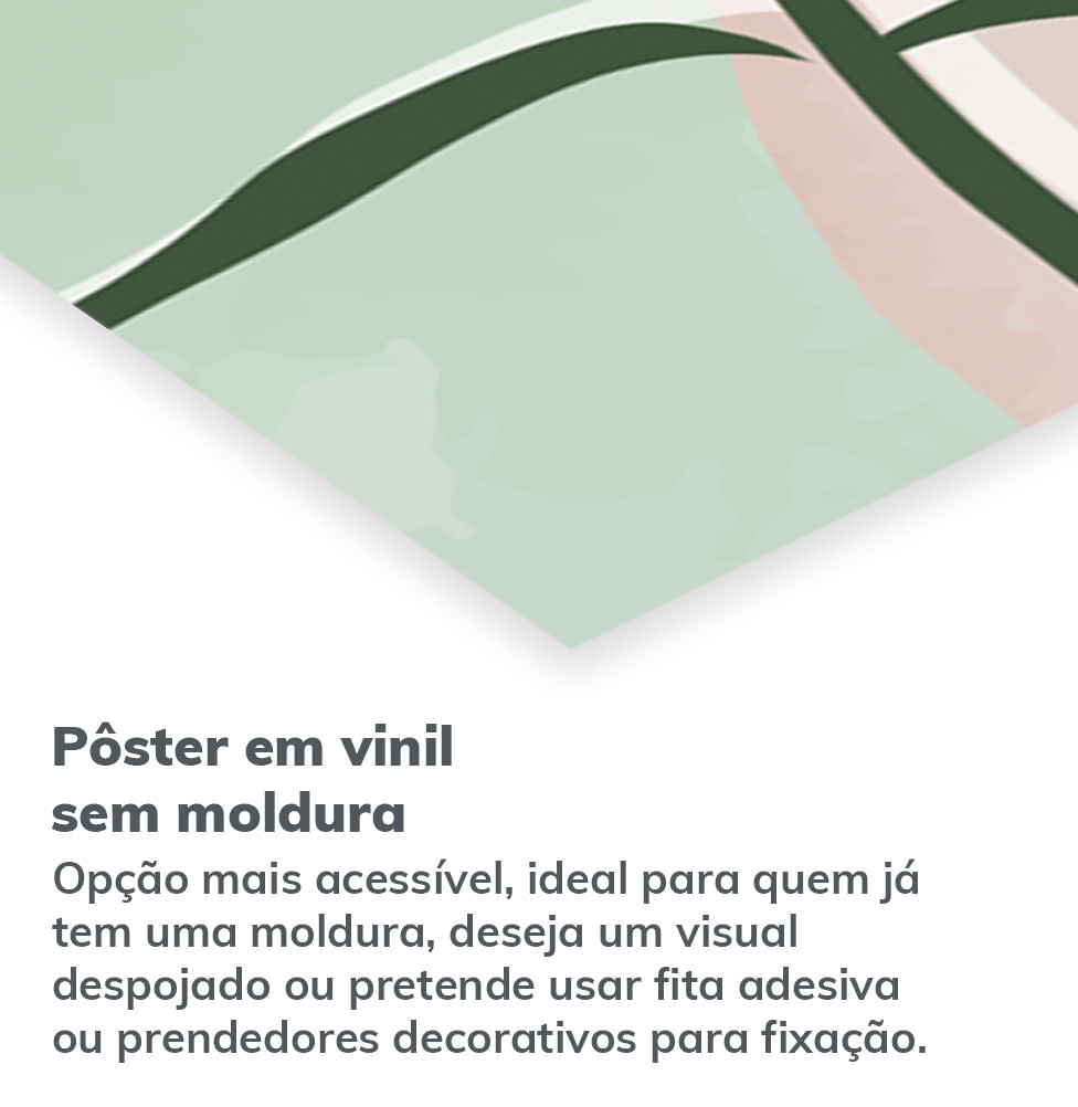 Quadro Pincelada Bege Esquerda – Vertical