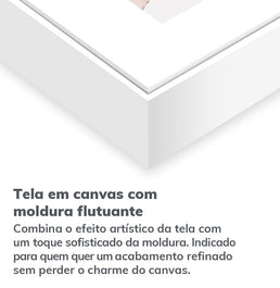 Quadro Pincelada Bege Esquerda – Vertical