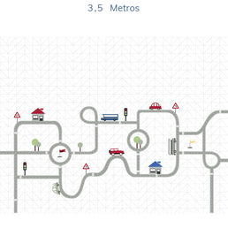 Papel de Parede Infantil Pista - Mural