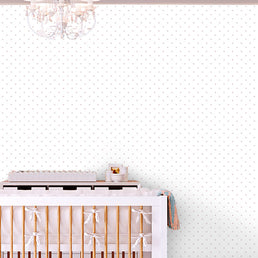 Papel de Parede Mini Poá Rosa Clássico