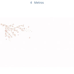 Papel de Parede Infantil Floral Raika Lado Esquerdo Cerejeira - Mural