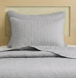 Porta Travesseiro Solteiro Infinity - Cinza