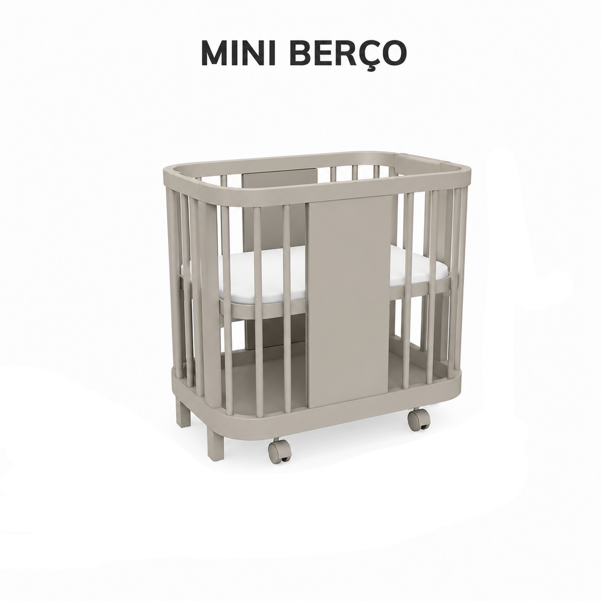Berço Raika 3 em 1 - Greige