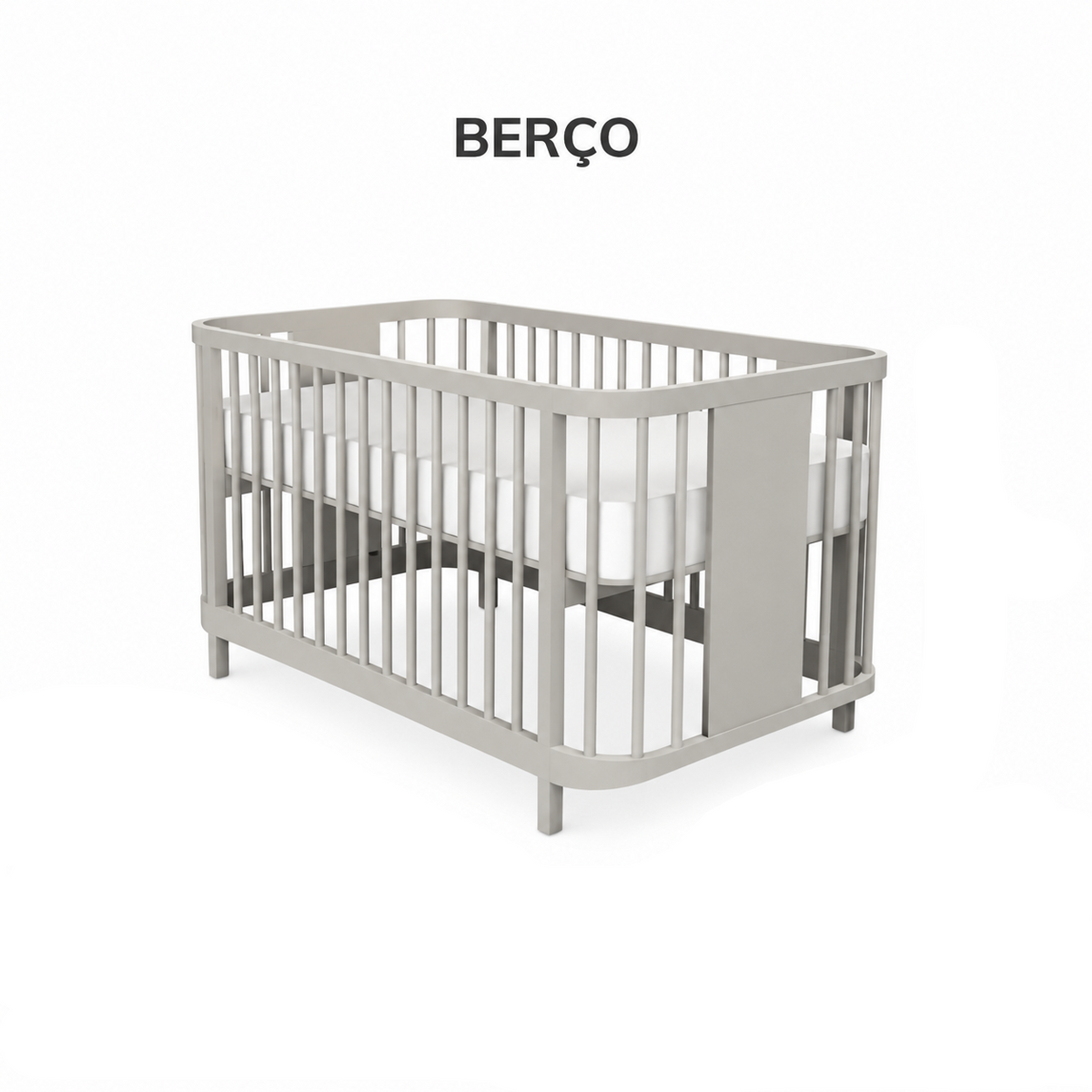 Berço Raika 3 em 1 - Greige