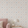 Papel de Parede Infantil Laços e Flores Paris