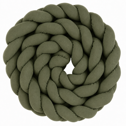 Trança 4m para Berço e Cama - Verde Militar