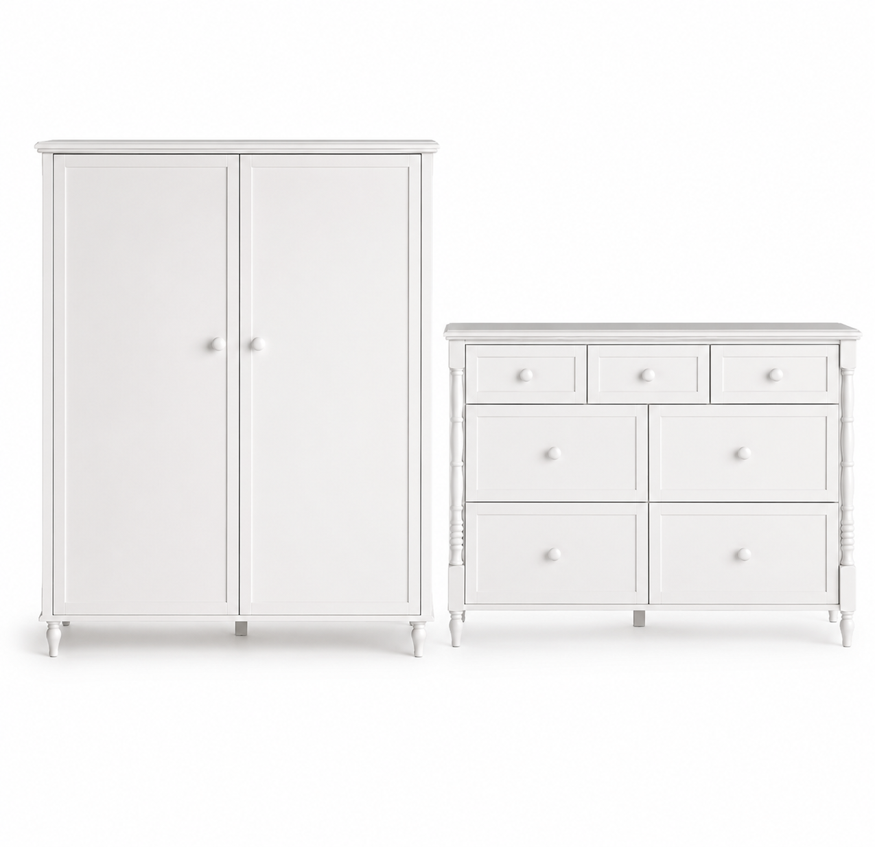 Guarda Roupa 2 em 1 Monet - Branco