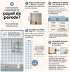 PAPEL DE PAREDE INFANTIL LISTRA BENTO VERDE E BEGE