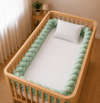 Trança 4M Para Berço e Cama Verde Malva