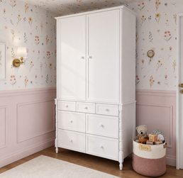 Guarda Roupa 2 em 1 Monet - Branco