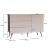 Cômoda de Bebê Viena com Porta Rosa Claro