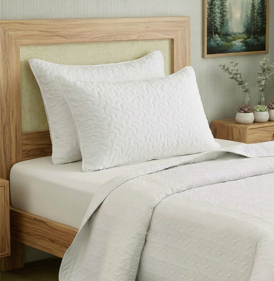 Kit Colcha Infinity 2 Peças - Branco